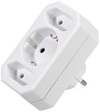 Produkt-Bild: Brennenstuhl Adapterstecker Schutzko 2x Euro wei&szlig;