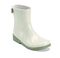 CLEARANCE Women's Sperry Top-Sider Winter White / Off White Short Pelican Mid Rubber Waterproof Rain Boots
