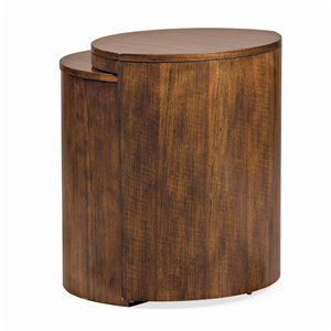 Bernhardt Furniture 573-123 Stewart Revolving Round End Table,
