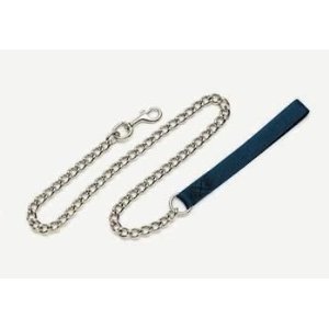 Coastal Pet Products Titan Chain Lead with Black Nylon Handle for Dogs