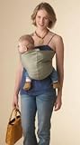 Hotslings Everyday Baby Pouch Sling Sateen Stretch Child Carrier, Sage Size 1 (P)
