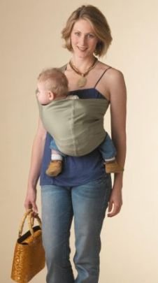 Buy Low Price Cozy Hotslings Everyday Baby Pouch Sling Sateen Stretch Child Carrier, Sage Size 1 (P) HS-SAGE-1