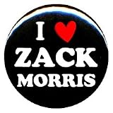 : 1" Saved By The Bell "I Love Zack Morris" Button/Pin