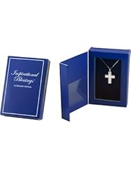 Clevereves 14K White & Yellow Journey Of Marriage Pendant Inspirational Blessings 28.00X13.00 mm