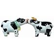 93403 Westland Giftware Mwah Magnetic Cow and Bull Salt and Pepper Shaker Set, 2-1/2-Inch