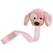 Pink Plush Spunky Puppy Dog Baby Pacifier Clip