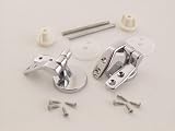 Vemco 9Unhcp Wood Toilet Seat Hinges Chrome