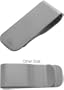 Men's Dual Sided Matte Finish Titanium Money Clip