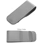 Men's Dual Sided Matte Finish Titanium Money Clip