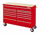 TRAXX 13-Drawer Tool Cart -Red - TRX6013R, by Waterloo Industries - Waterloo Industries - TRX6013R