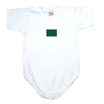 BABY BODYSUIT WHITE FLAG " LIBYA " 0 - 3 Months