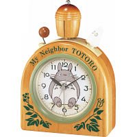 トトロ 木枠目覚まし時計