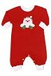 Santa Christmas Knit Romper