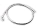 Sterling Silver 2mm Round Omega 20" Chain Necklace