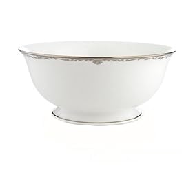 Lenox Coronet Platinum Bone China Serving Bowl by Serving Bowls