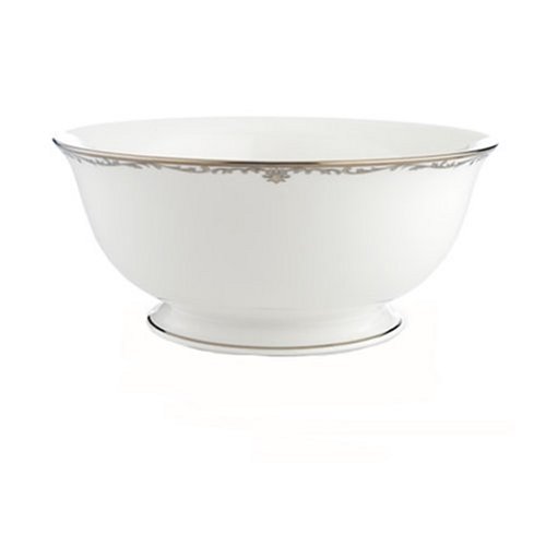Lenox Coronet Platinum Bone Serving Bowl