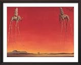 The Elephants, 1948 Collections Framed Art Poster Print by Salvador Dali, 20x16