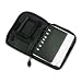 Day-Timer(R) Handheld Leather Computer Binder, 5 1/2in. x 8 1/2in., Black