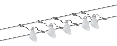 Paulmann 97402 Seilsystem Caracas 105 Chrom/ Satin