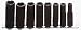 Black Ox Socket Set, 8 Pc
