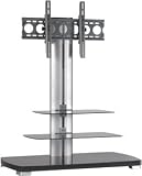 SANUS SYSTEM Flat Panel TV Stand Platinum Furniture ( Black )