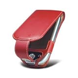 Covertec SmartPhone Cover Case - Nappa Leather - Red for O2 XDA II / Qtek 2020 / T-Mobile MDAII / Orange SPV M1000/ i-mate