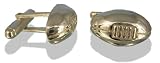 Image of Solid Silver Rugby Ball Mens Cufflinks