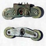 Andersen Door Parts: Tandem Steel Wheels, 7163-2 Housing