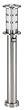 IVT Edelstahl Wegleuchte 80cm hoch mit Bewegungsmelder PL-107H0.8 PIR