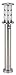 IVT Edelstahl Wegleuchte 80cm hoch mit Bewegungsmelder PL-107H0.8 PIR