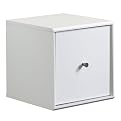itso 1x1 Cube with File Drawer - White