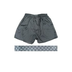 Classic Printed Satin Boxer Shorts, Men's Underwear