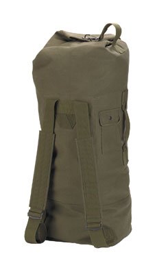 G.I. Style Olive Drab Double-Srap Duffle Bag