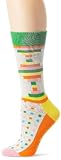 Happy Socks Womens Combed Cotton Crew Novelty Sock