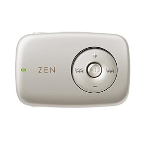 Creative Zen Stone 1GB MP3 Player - Champagne