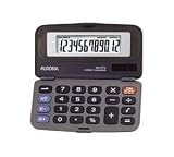 Review Minerva Electronics (Aurora)  / Aurora Foldout Portable Handheld Calculator Black HC127V