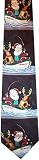 Christmas ties Santa fishing silk