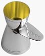 Scottish Sterling Silver & Gilt Double 25 / 50ml Spirit Measure Whisky Tot