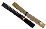 deBeer handcrafted in France, Gen Lizard Open Ended band with a soft hypo-allergenic nu-buck lining, Black, Size 18 MM