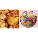 Original Cinnamon Walnut 10" Coffee Cake Diamond Gift Tin by Boba Tea Direct
