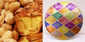 Original Cinnamon Walnut 8 Coffee Cake (Diamond Gift Tin) by Coffee Cake