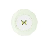 Lenox Butterfly Meadow Tiger Swallowtail Dessert Plate, Green