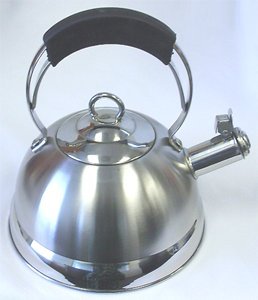 Kitchen Basics Jupiter Tea Kettle - Metallic - Stainless steel Kitchen Basics Jupiter Tea Kettle - Metallic - Stainless steel