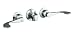 KOHLER K-8040-5A-CP Triton Shelf-Back Lavatory Faucet, Polished Chrome