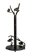 17" Rustic Bird on Tree Branch Paper Metal Towel Holder