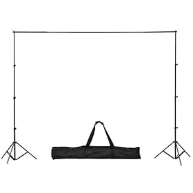 10x8-1/5 ft Portable Photography Background Backdrop Stand Kit