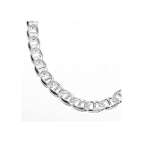 Very Heavy Marina Sterling Silver Necklace 1/2 Wide