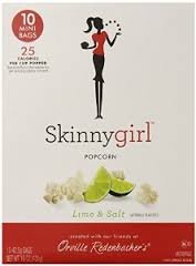 Orville Redenbacher's Skinnygirl Popcorn, 10 Count (Lime & Salt, 2 Boxes-20 ct)