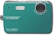 Olympus Stylus 550WP - Digital camera - compact - 10.0 Mpix - optical zoom: 3 x - supported memory: xD, microSD - teal