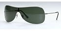 RAY BAN RB 3211 RB3211 004/71 GUNMETAL FRAME GREEN LENS SUNGLASSES SHADES